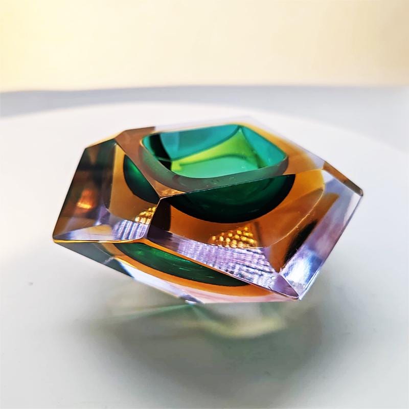 1960s Ashtray or Catch-all in Murano Glass by Flavio Poli for Seguso. Made in Italy.