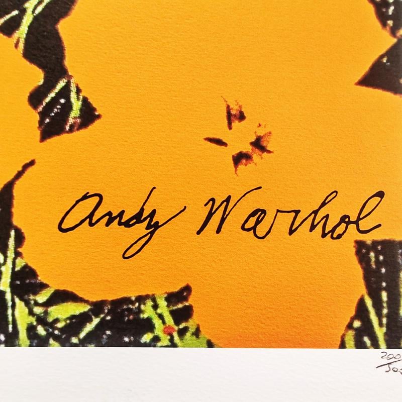 1980s Andy Warhol "Flowers" Limited Edition Lithograph by CMOA.