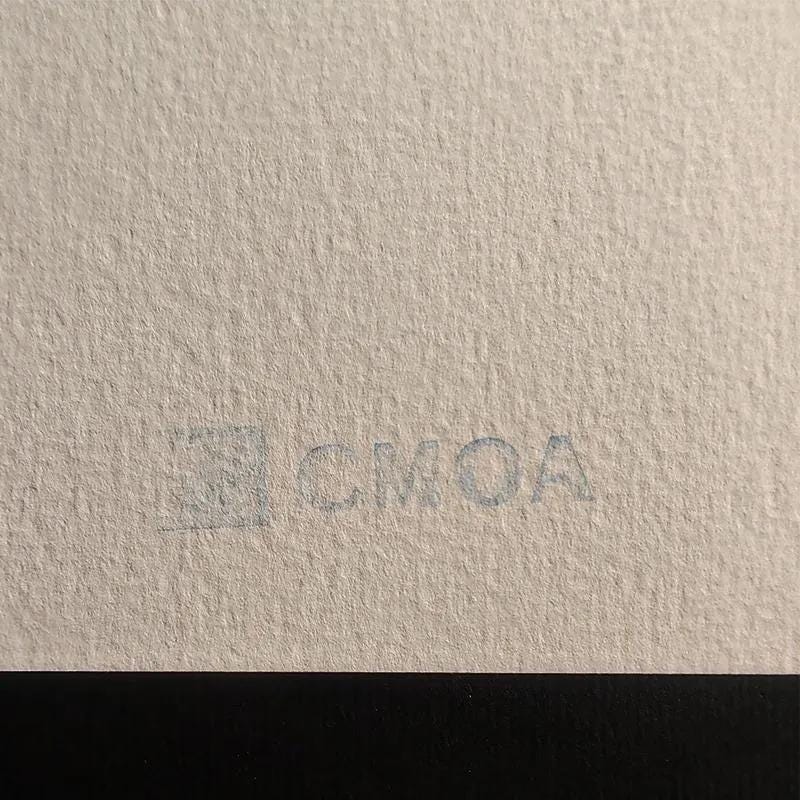 1980s Andy Warhol "Flowers" Limited Edition Lithograph by CMOA.