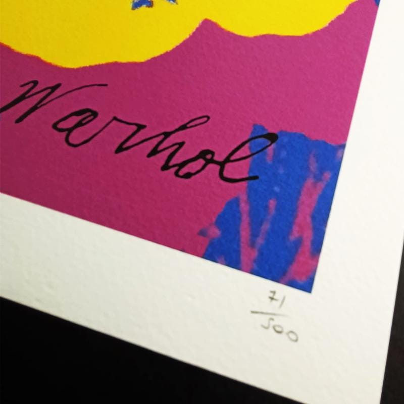 1980s Andy Warhol "Flowers" Limited Edition Lithograph by CMOA.