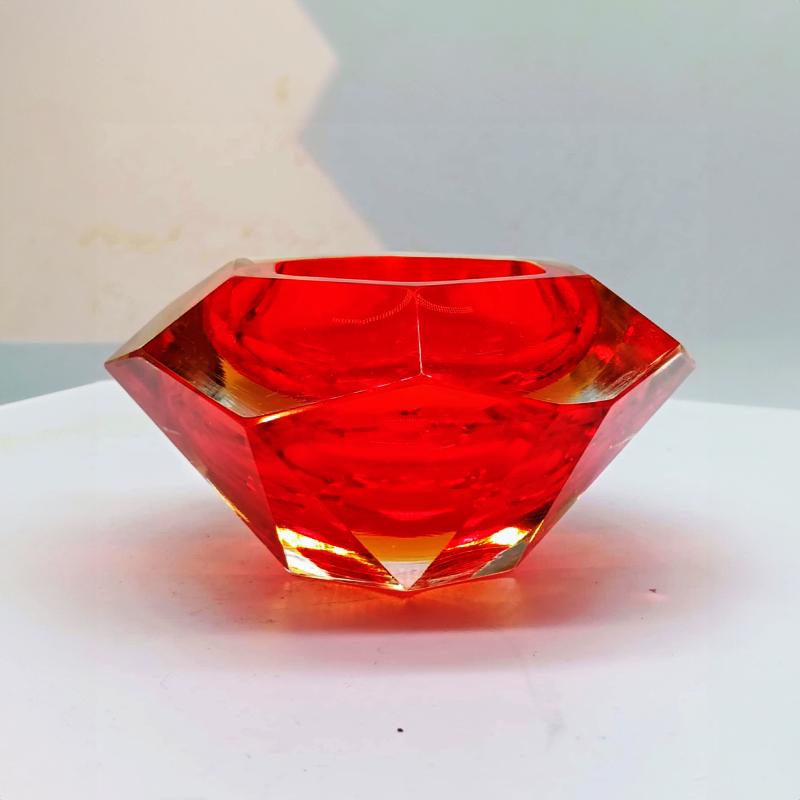1960s Ashtray or Catch-all in Murano Glass by Flavio Poli for Seguso. Made in Italy.