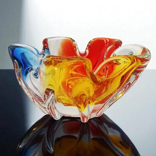 1960s Catch-all, Ashtray or Empty Pocket in Murano Glass. Made in Italy.