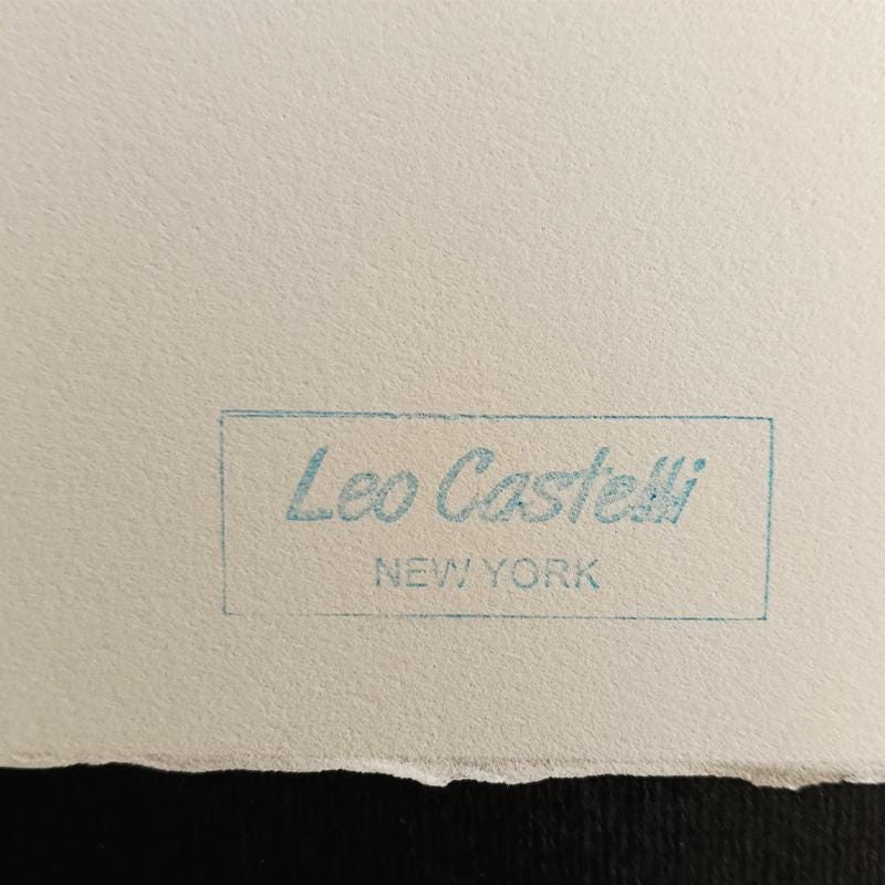 1980s Andy Warhol "Macintosh" - Limited edition Lithograph. Leo Castelli - New York - Numbered in Pencil.