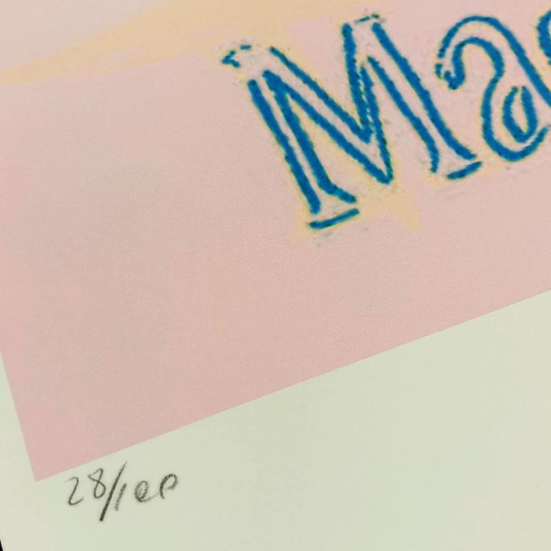 1980s Andy Warhol "Macintosh" - Limited edition Lithograph. Leo Castelli - New York - Numbered in Pencil.