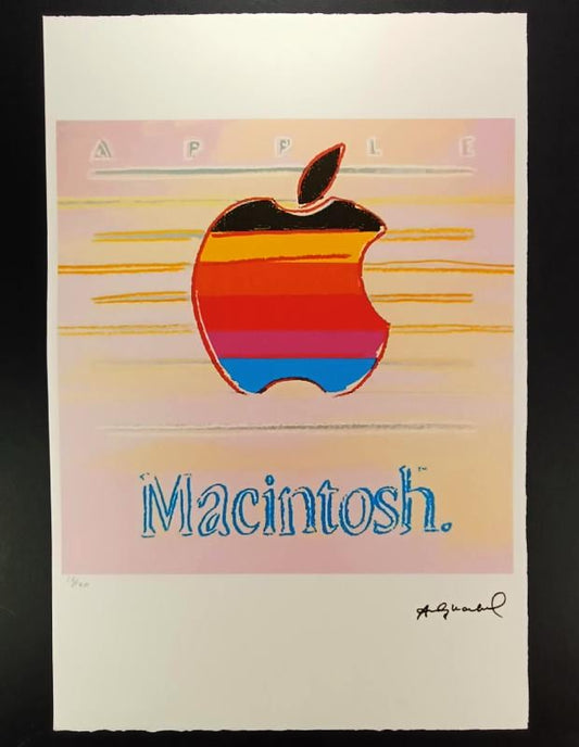 1980s Andy Warhol "Macintosh" - Limited edition Lithograph. Leo Castelli - New York - Numbered in Pencil.