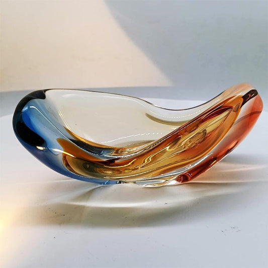 1960s Ashtray or Catch-all in Murano Glass. Made in Italy. 19 cm.