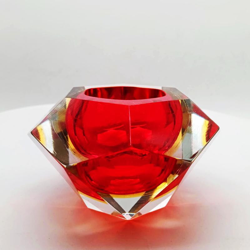 1960s Ashtray or Catch-all in Murano Glass by Flavio Poli for Seguso. Made in Italy.