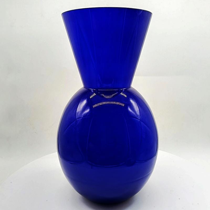 1970s Jacketed vase in Murano Glass - Made in Italy.