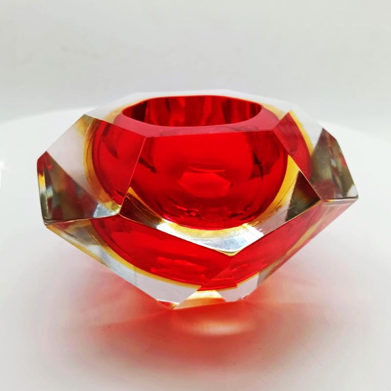 1960s Ashtray or Catch-all in Murano Glass by Flavio Poli for Seguso. Made in Italy.