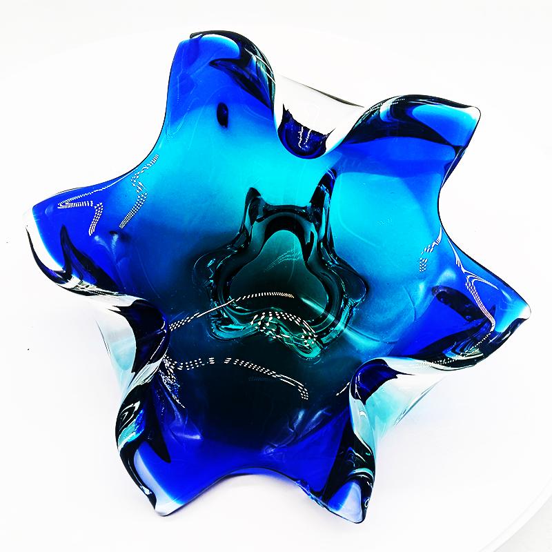 1960s Big Ashtray or Catch-all in Murano Glass. Made in Italy.