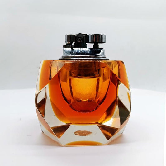 1960s Rare colors Table Lighter in Murano Glass by Flavio Poli for Seguso. Made in Italy.