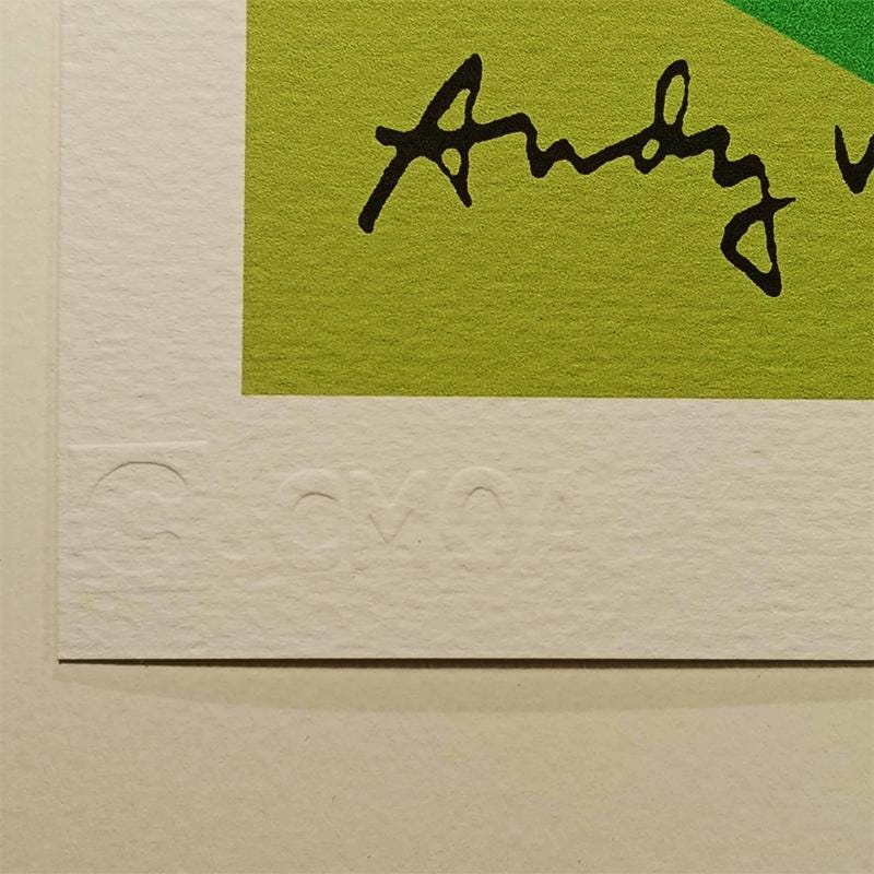 1980s Andy Warhol "Mickey Mouse" Limited Edition Lithograph by CMOA.