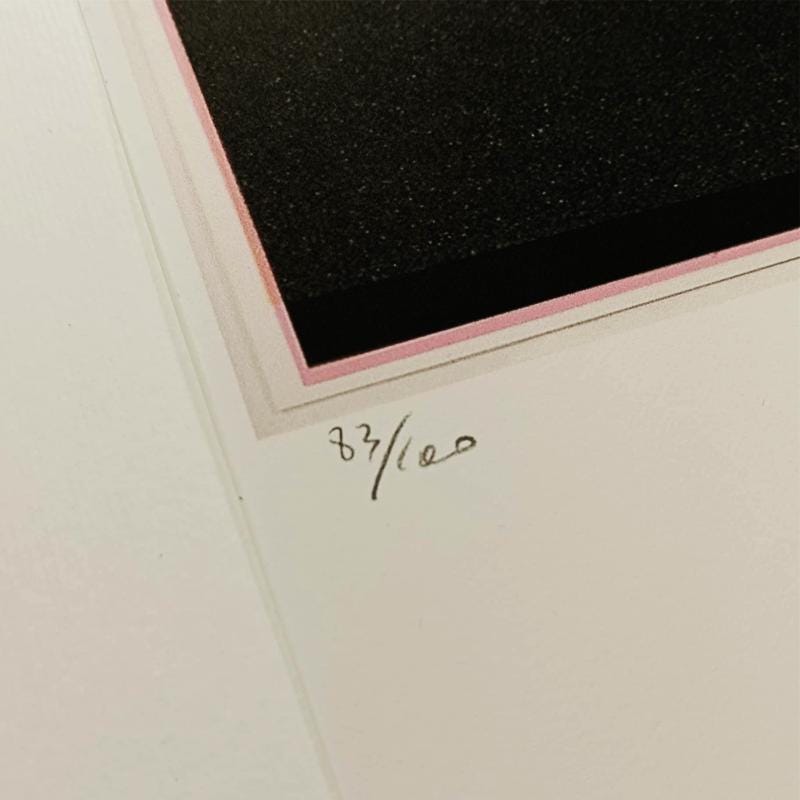 1980s Andy Warhol "Mickey Mouse" Black Limited Series Lithograph - Leo Castelli - New York - Numbered in Pencil.