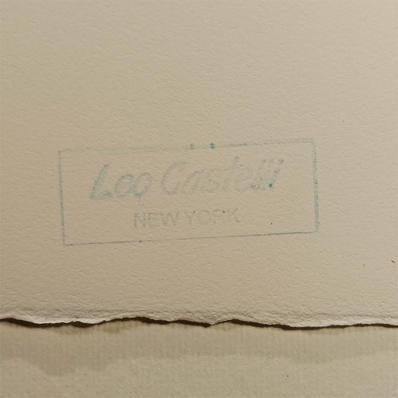 1980s Andy Warhol "Mickey Mouse" Black Limited Series Lithograph - Leo Castelli - New York - Numbered in Pencil.