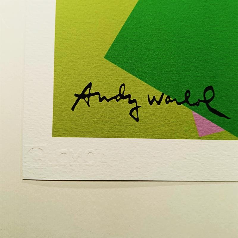 1980s Andy Warhol "Mickey Mouse" Limited Edition Lithograph by CMOA.