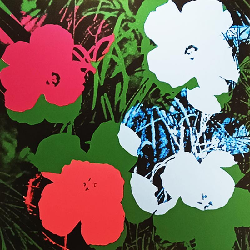 1980s Andy Warhol "Flowers" Limited Series Lithograph - Leo Castelli - New York - Numbered in Pencil.