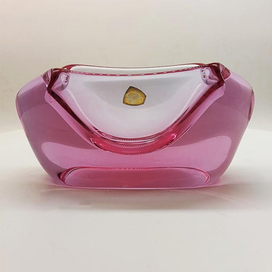 1950s Big Rare Total Purple Ashtray or Catch-all in Murano Glass. 18 cm - 7.08 inches
