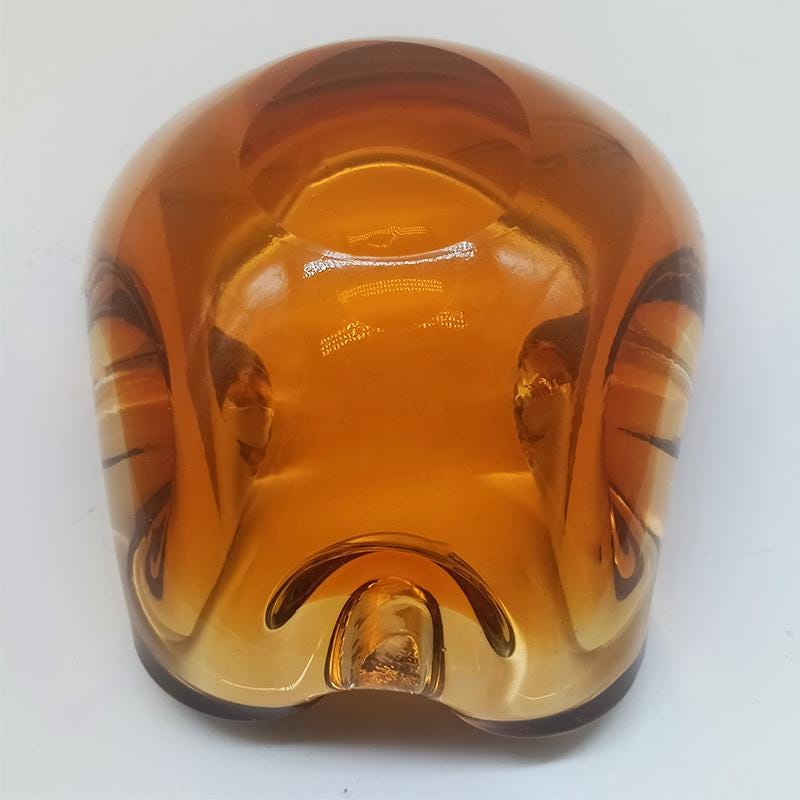 1960s Ashtray or Catch-all in Murano Glass by Flavio Poli for Seguso. Made in Italy.