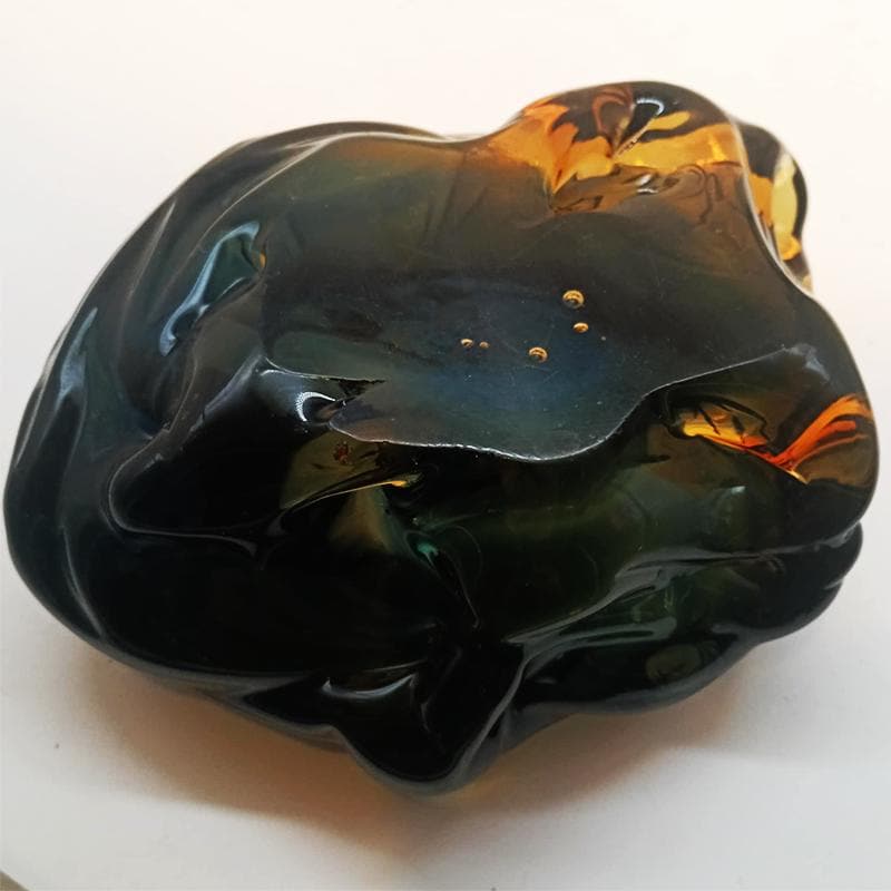 1950s Big Ashtray completely Hand-Blown and Handcrafted in Murano Glass, Made in Italy - 18 cm.