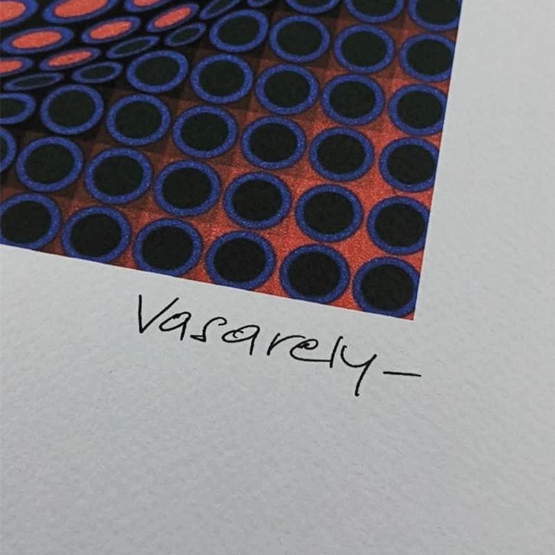 1970s Victor Vasarely Limited numbered Edition Lithograph.
