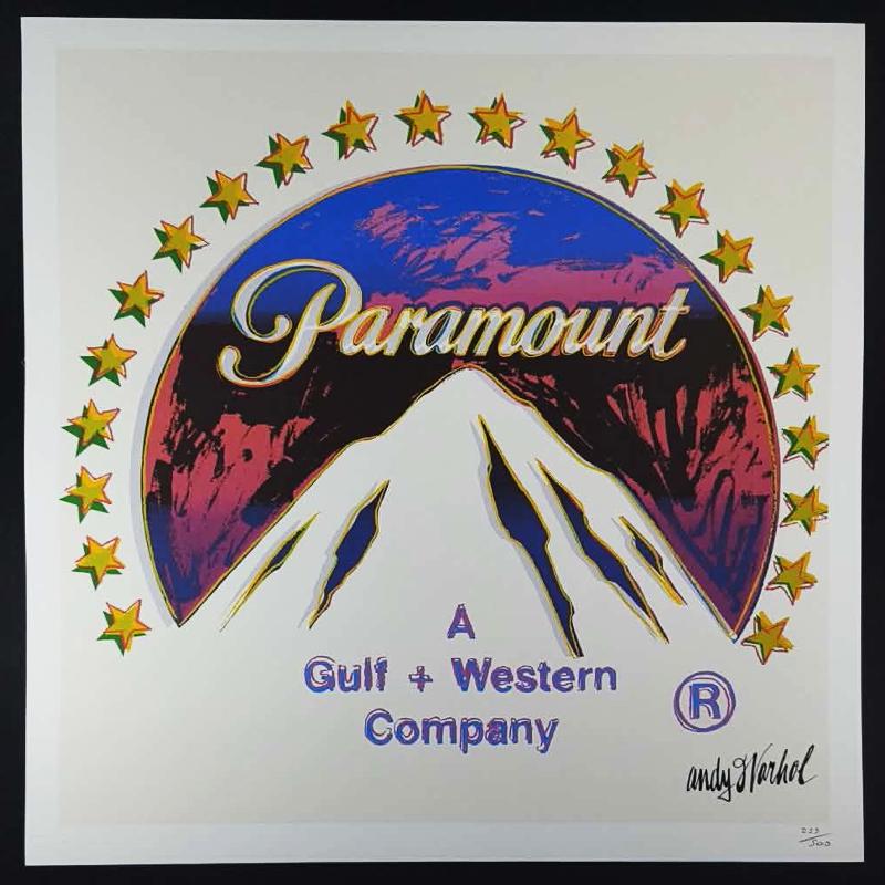 1980s Andy Warhol "Paramount" Limited Edition Lithograph by CMOA.