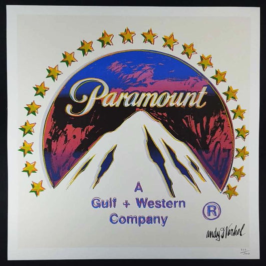 1980s Andy Warhol "Paramount" Limited Edition Lithograph by CMOA.
