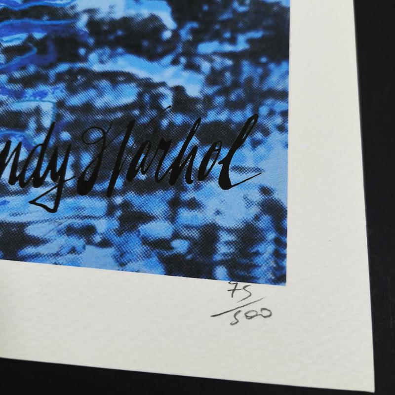 1980s Andy Warhol "The Moon" Limited Edition Lithograph by CMOA Numbered in Pencil.