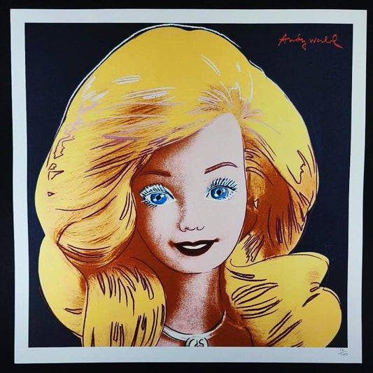 1980s Andy Warhol "Barbie" Limited Edition Lithograph by CMOA.