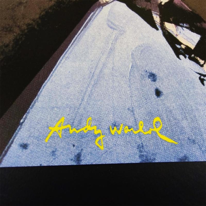 1980s Big Andy Warhol "Horse" Limited Edition Lithograph Numbered in Pencil by CMOA. 60 cm / 23.62 inches