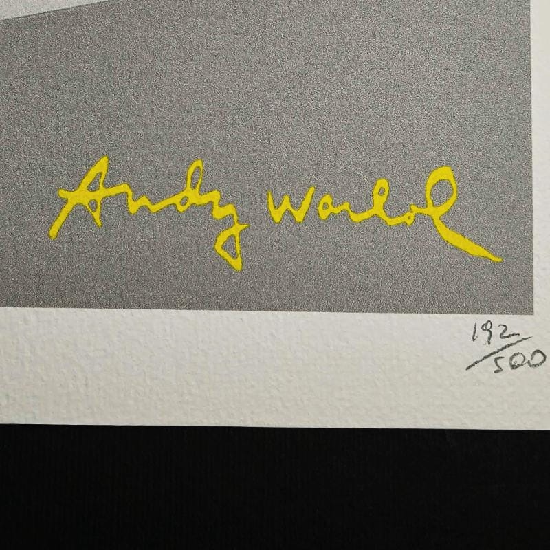 1980s Andy Warhol "Truck" Limited Edition Lithograph by CMOA - 50 x 50 cm