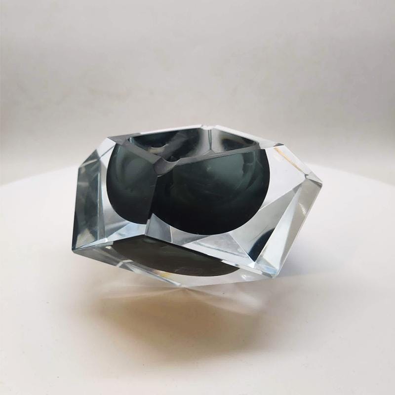 1960S Ashtray or Catch-all in Murano Glass by Flavio Poli for Seguso. Made in Italy. 14 cm / 5.51 inches