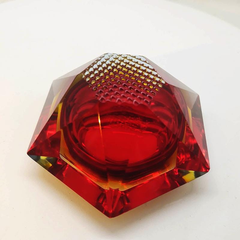 1960S Ashtray or Catch-all in Murano Glass by Flavio Poli for Seguso.