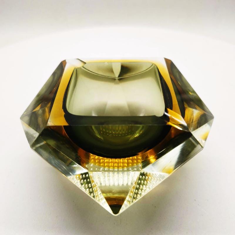 1960S Ashtray or Catch-all in Murano Glass by Flavio Poli for Seguso.