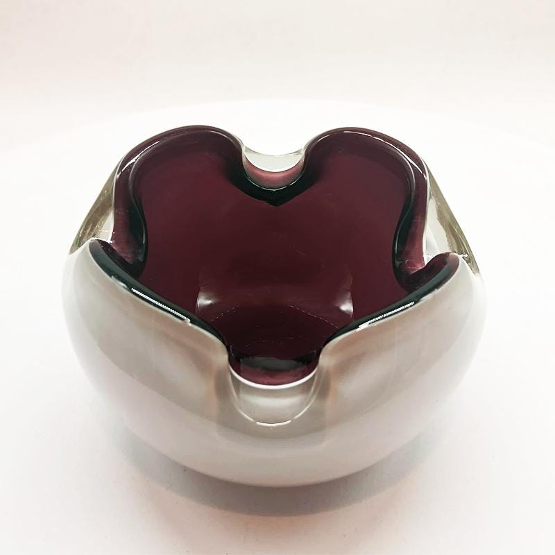 1950s Ashtray or Catch-all in Murano Glass. Made in Murano. Italy