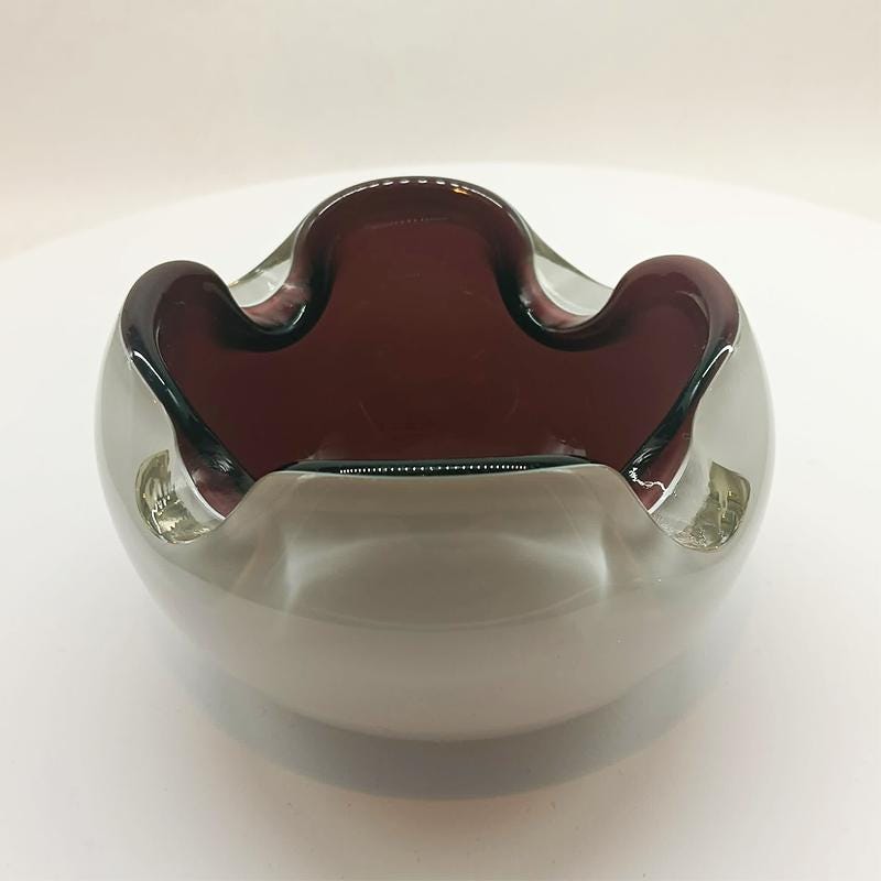1950s Ashtray or Catch-all in Murano Glass. Made in Murano. Italy