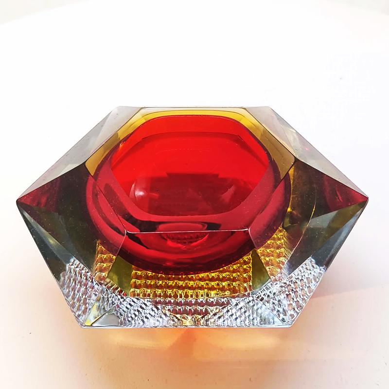 1960S Ashtray or Catch-all in Murano Glass by Flavio Poli for Seguso.