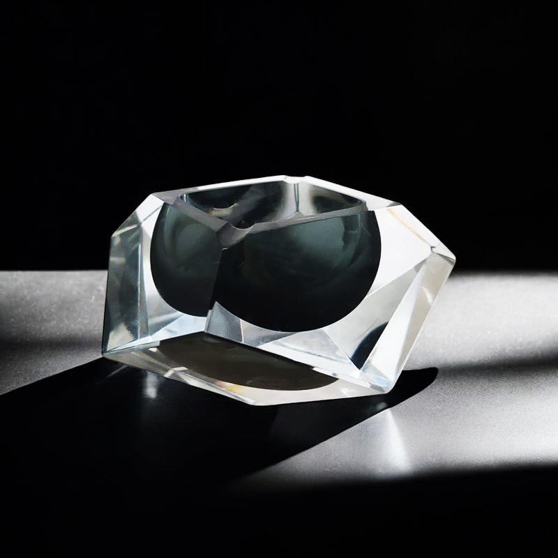 1960S Ashtray or Catch-all in Murano Glass by Flavio Poli for Seguso. Made in Italy. 14 cm / 5.51 inches