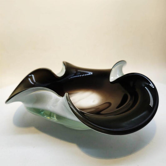 1970s Big Brown Asthray ot Catch-All in Murano Glass.