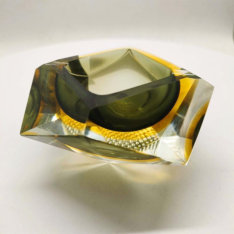 1960S Ashtray or Catch-all in Murano Glass by Flavio Poli for Seguso.