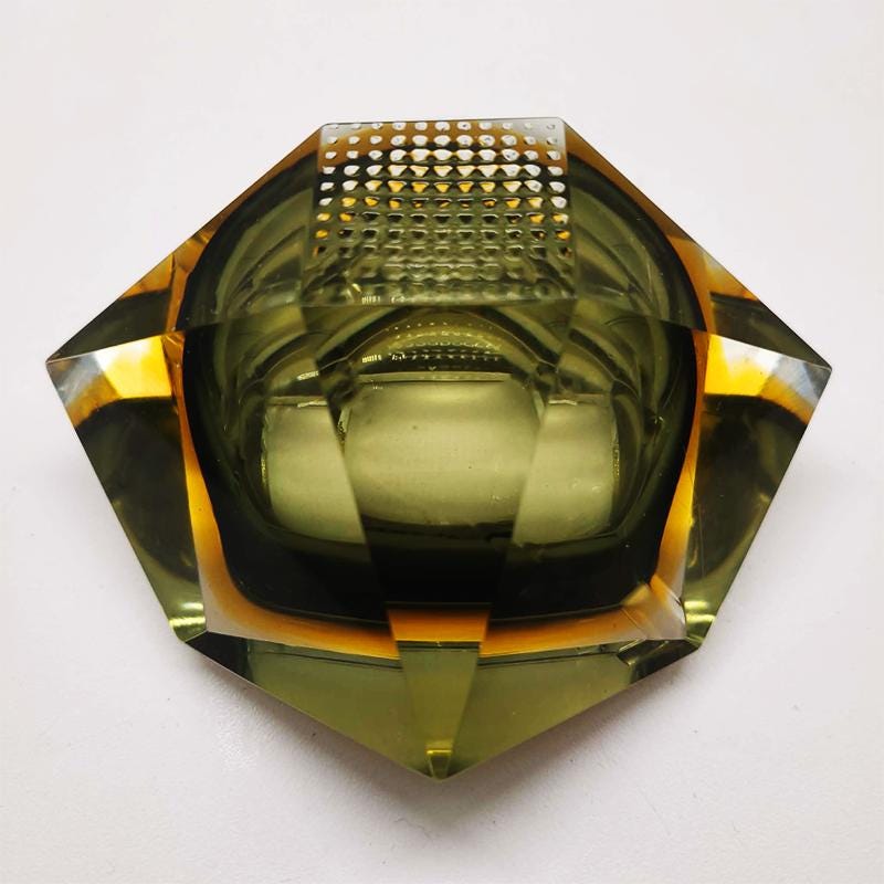 1960S Ashtray or Catch-all in Murano Glass by Flavio Poli for Seguso.