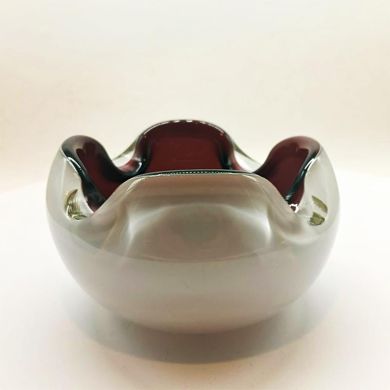 1950s Ashtray or Catch-all in Murano Glass. Made in Murano. Italy