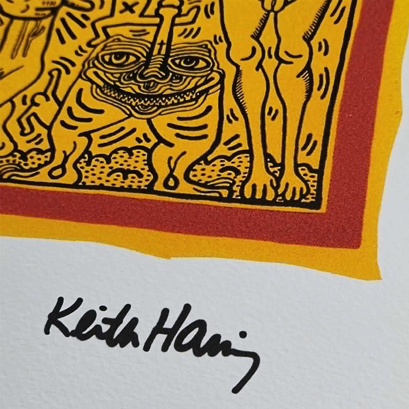 1990s Keith Haring Limited Edition Lithograph - Numbered in Pencil.
