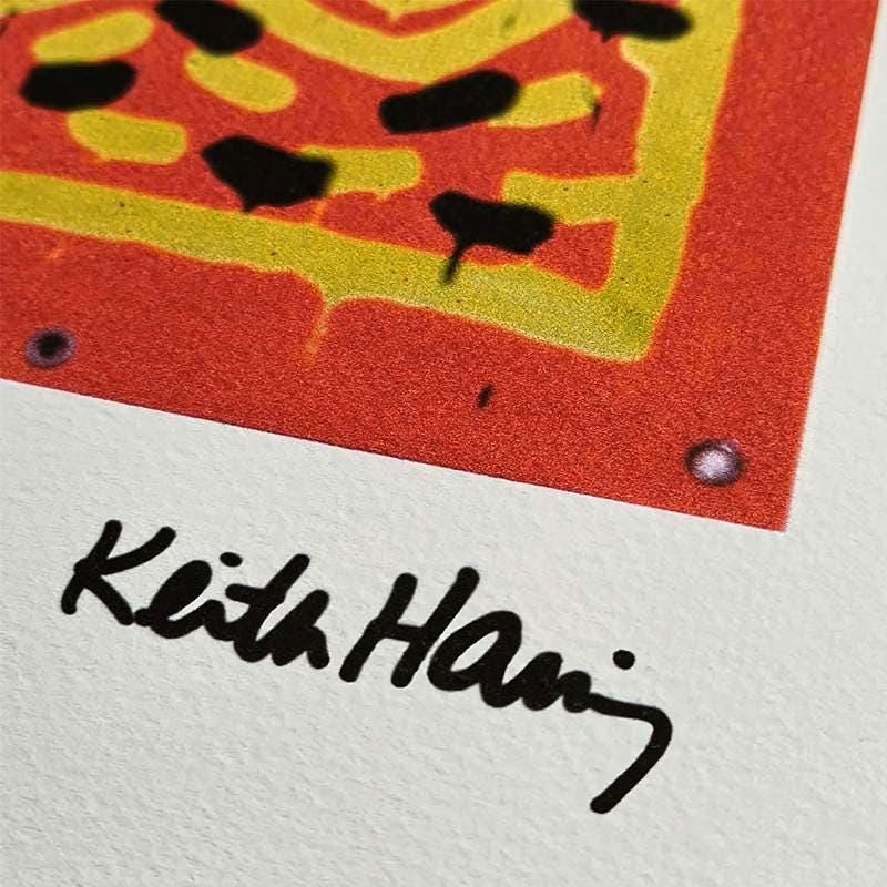 1990s Keith Haring Limited Edition Lithograph - Numbered in Pencil.