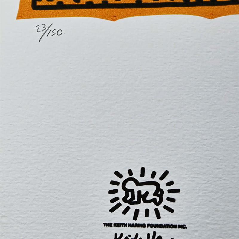 1990s Keith Haring Limited Edition Lithograph - Numbered in Pencil.