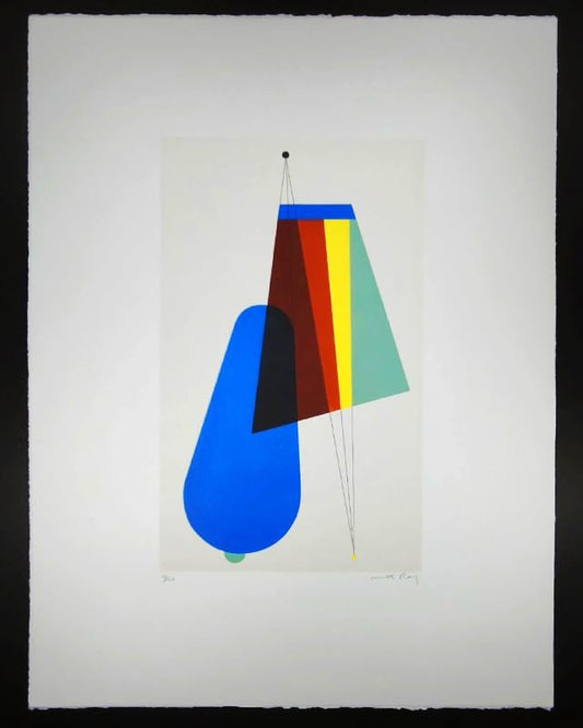 1970s Man Ray Limited Edition Lithograph. Author's signature and Numbered in Pencil.