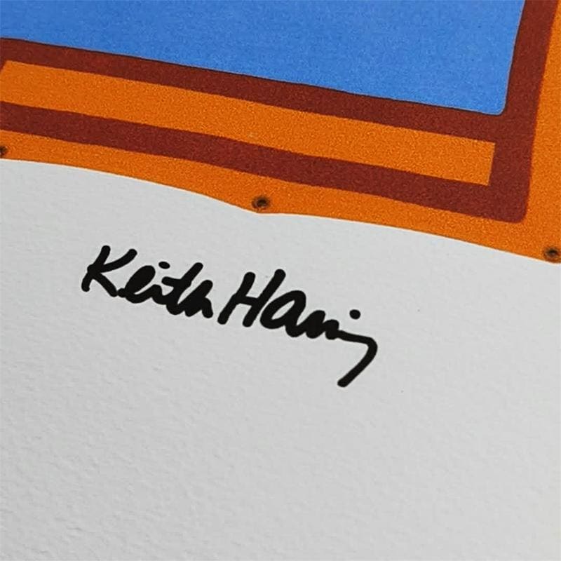 1990s Keith Haring Limited Edition Lithograph - Numbered in Pencil.