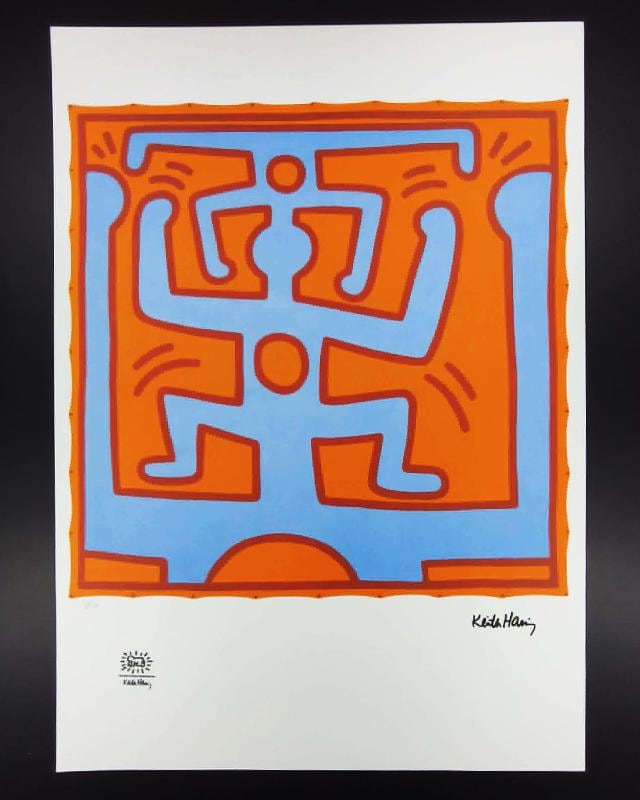 1990s Keith Haring Limited Edition Lithograph - Numbered in Pencil.