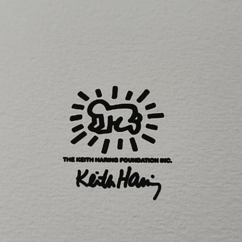 1990s Keith Haring Limited Edition Lithograph - Numbered in Pencil.