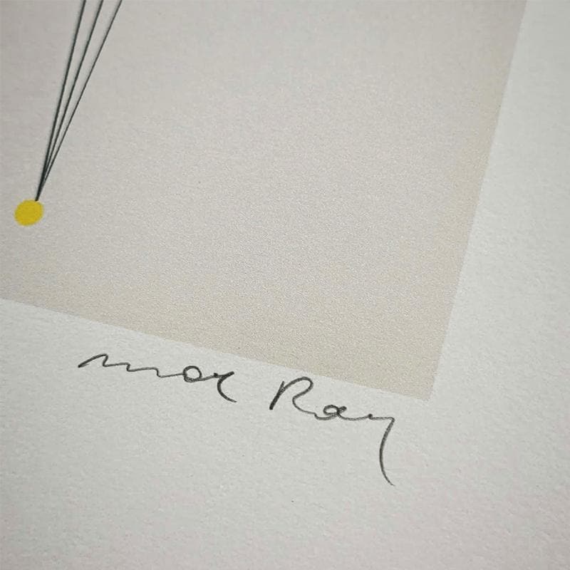 1970s Man Ray Limited Edition Lithograph. Author's signature and Numbered in Pencil.