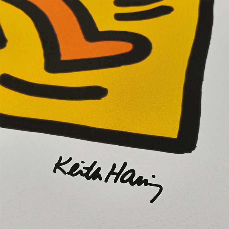 1990s Keith Haring Limited Edition Lithograph - Numbered in Pencil.